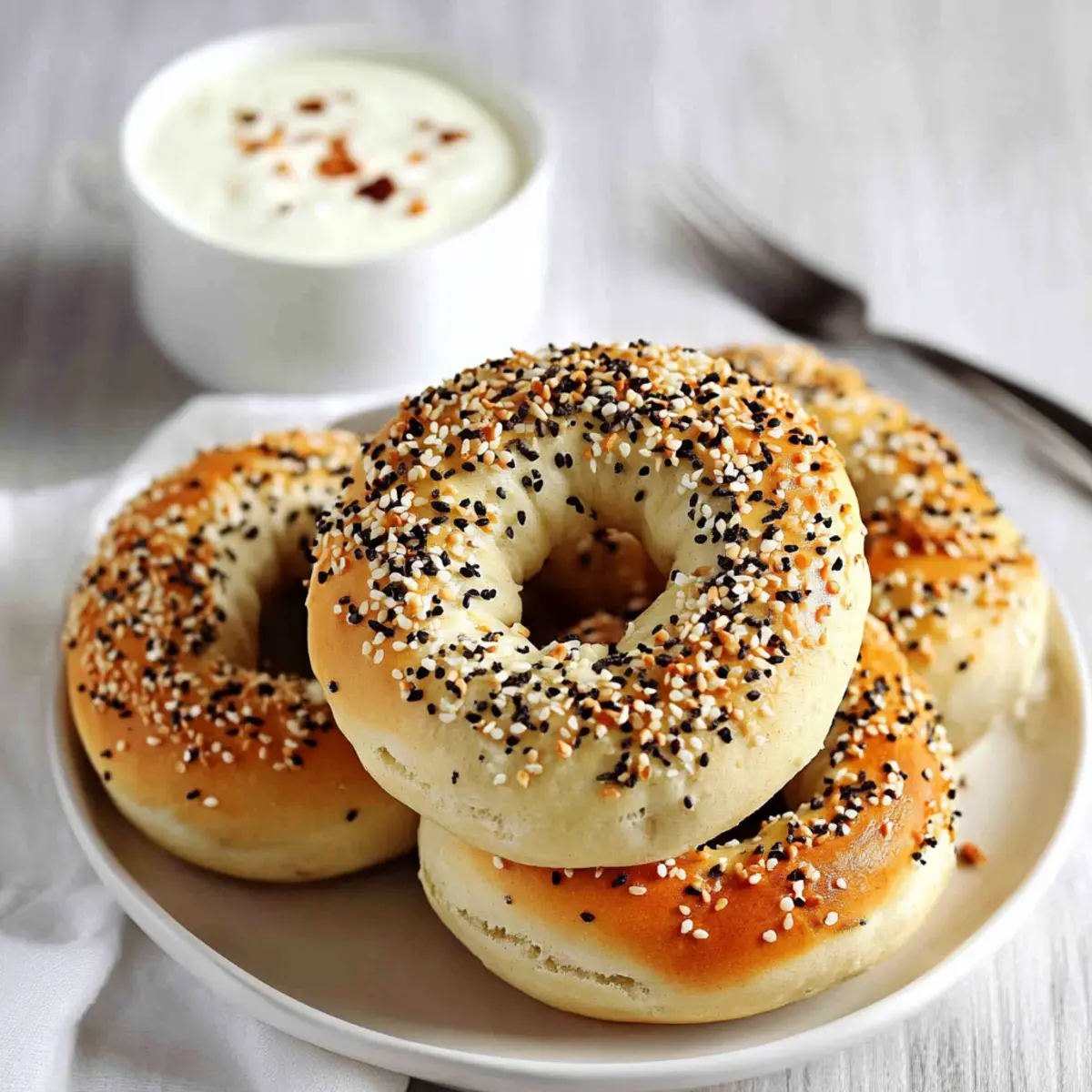 Greek Yogurt Bagels