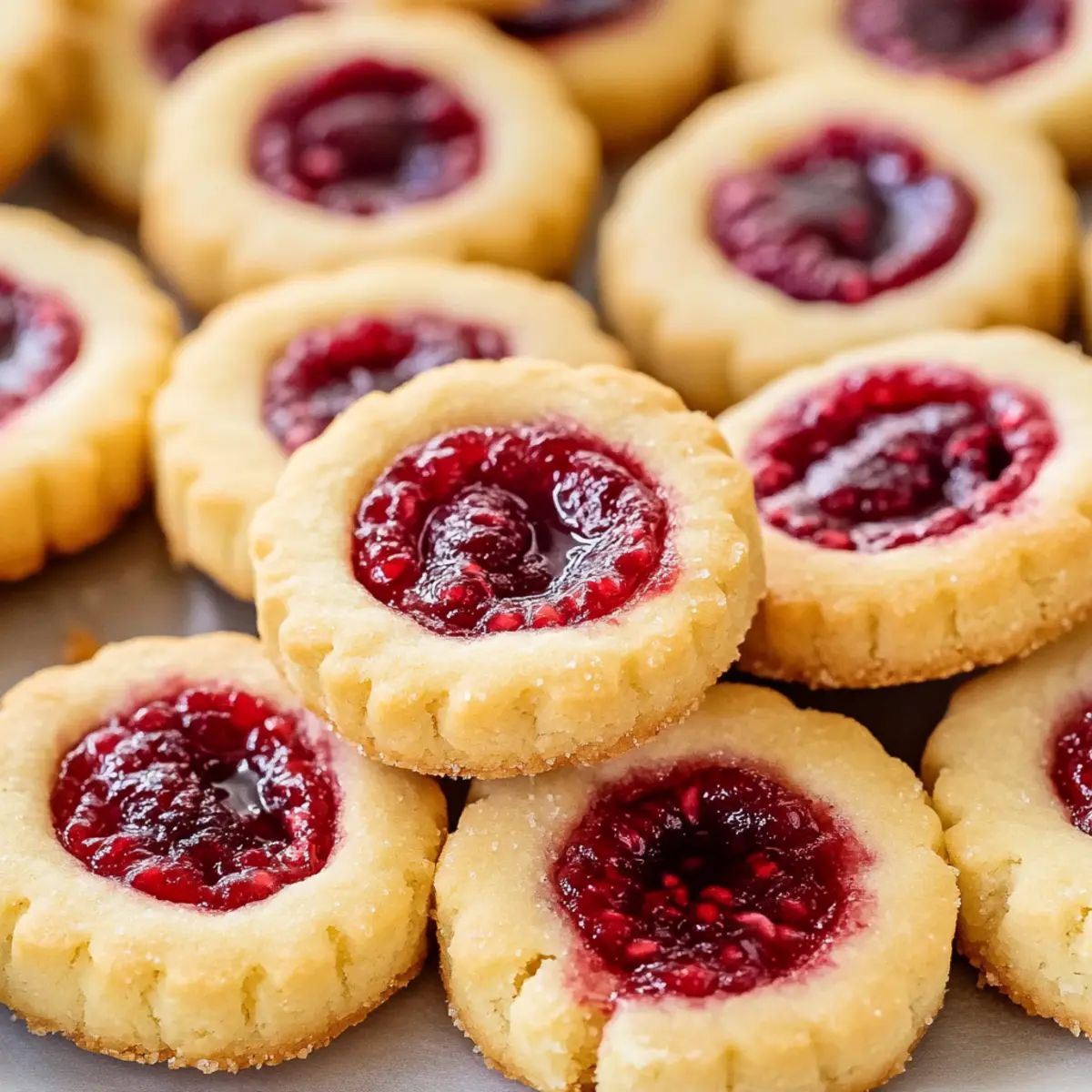 Delicious Raspberry Shortbread Cookies with Almond Flavor