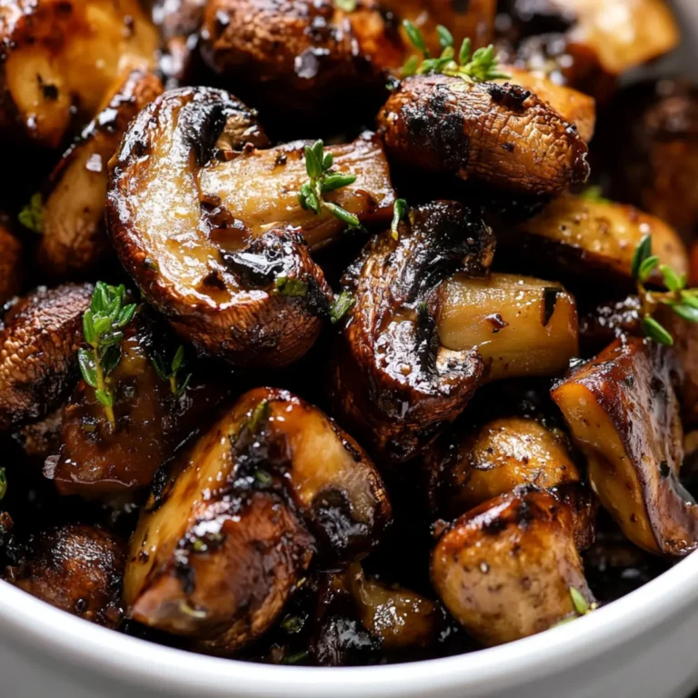 Balsamic Roasted Mushrooms