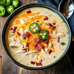 Spicy Jalapeño Popper Chicken Soup Recipe