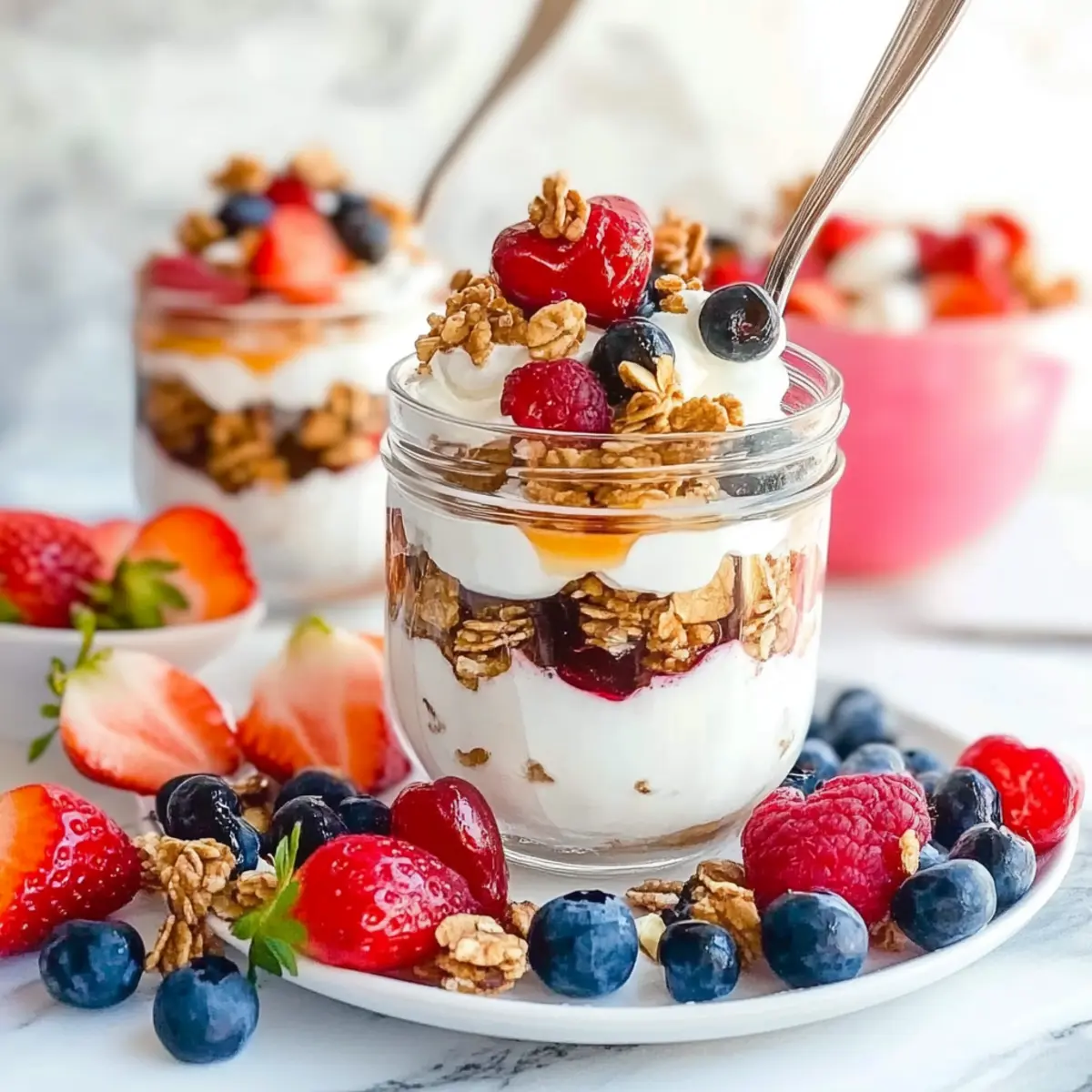 Valentine’s Yogurt Parfait Bar
