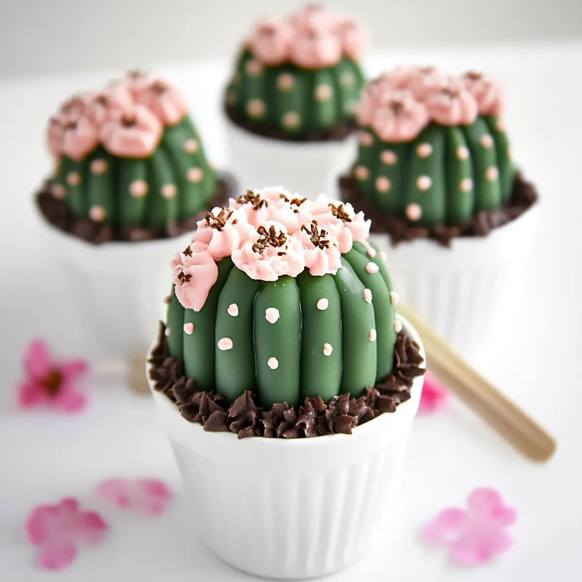 Cactus-Style Cake Pops