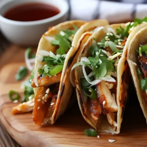 Asian Chicken Wonton Tacos