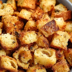 Extra-Crispy Homemade Garlic Croutons