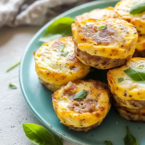 Savory Sausage & Egg Breakfast Bites