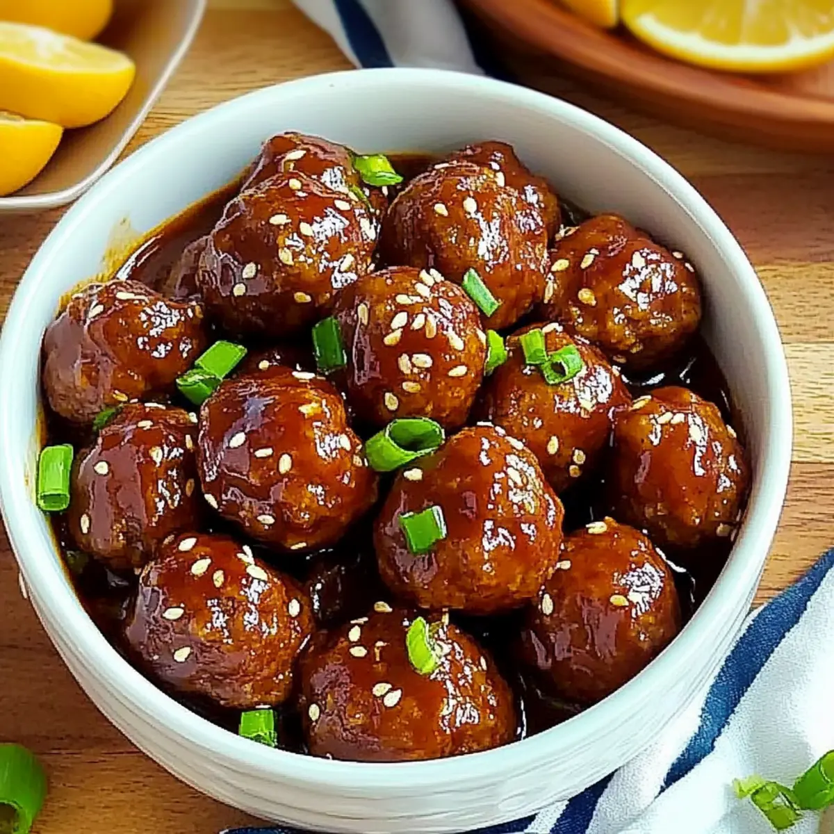 Sweet Chili Meatballs Crockpot