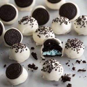 Blue Oreo-Filled Cake Pops