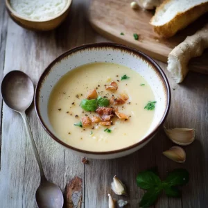 Soupe française à l’ail
