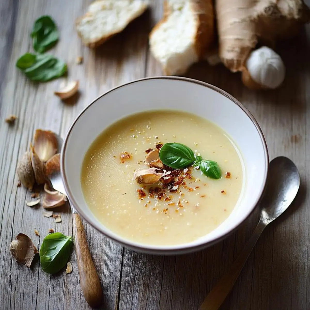 Soupe française à l’ail