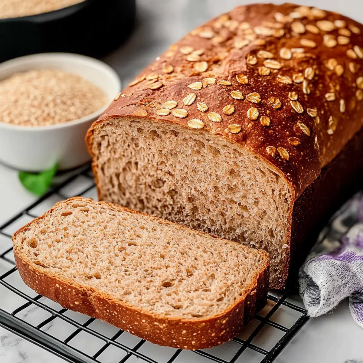 Whole Wheat Homemade Bread