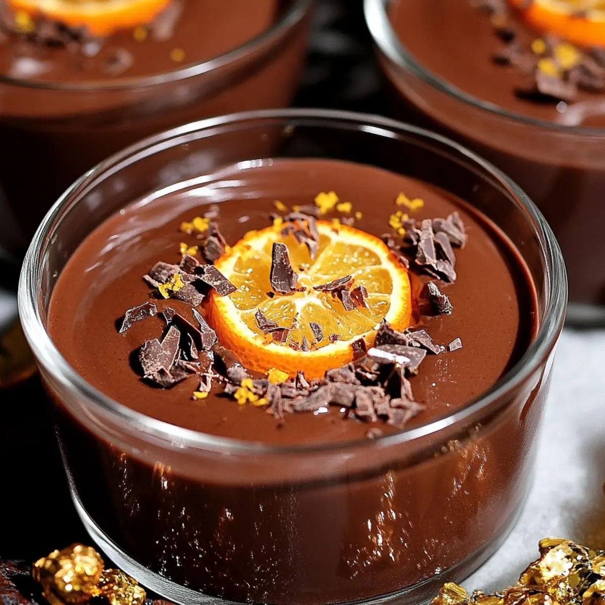 5-Ingredient Chocolate Orange Pudding