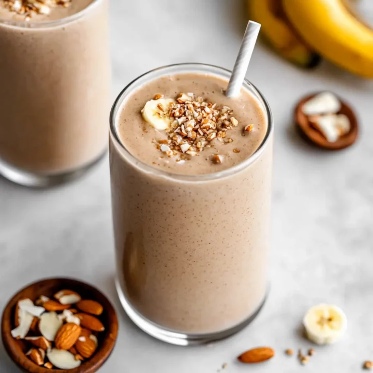 Banana Almond Butter Smoothie