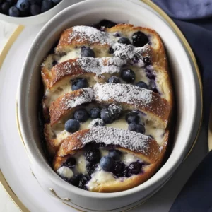 Blueberry Mascarpone French Toast Bake