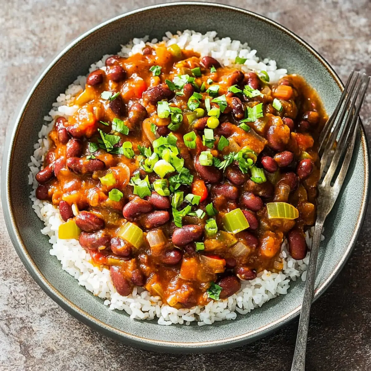 Slow Cooker Cajun Red Beans and Rice