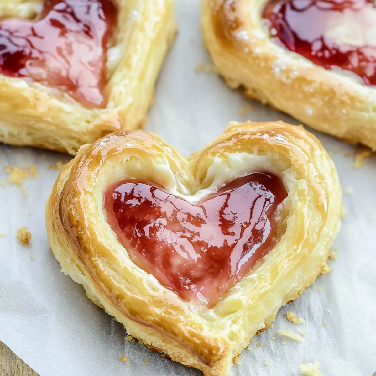 Valentine’s Day Cheese Danish