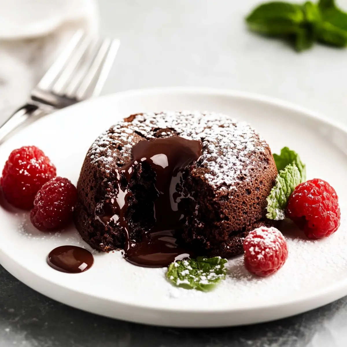 Chocolate Lava Cake for Two