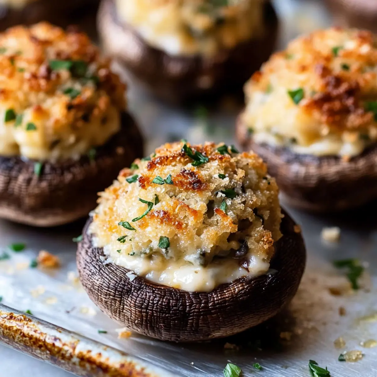 Boursin Garlic & Herb Stuffed Mushrooms