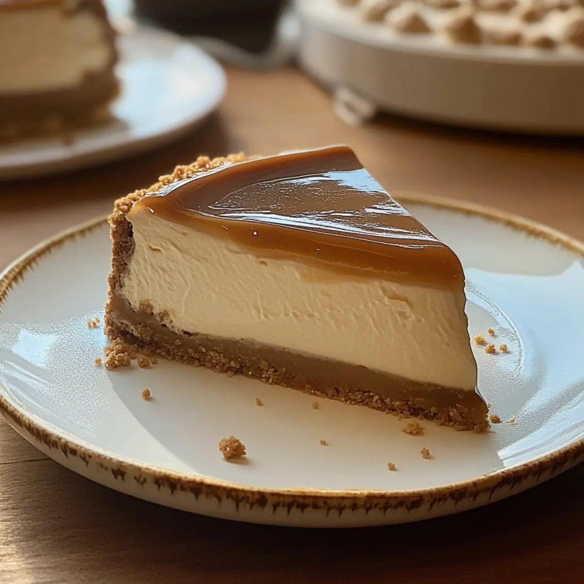 Biscoff Salted Caramel Cheesecake