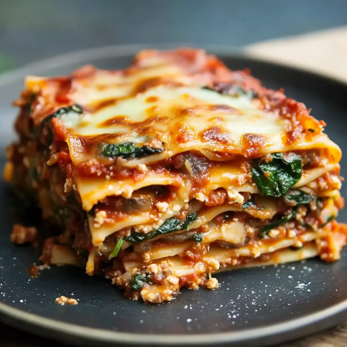 Delicious Mushroom and Spinach Lasagna Recipe for Comfort Food