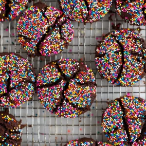 Chocolate Sprinkle Sugar Cookies