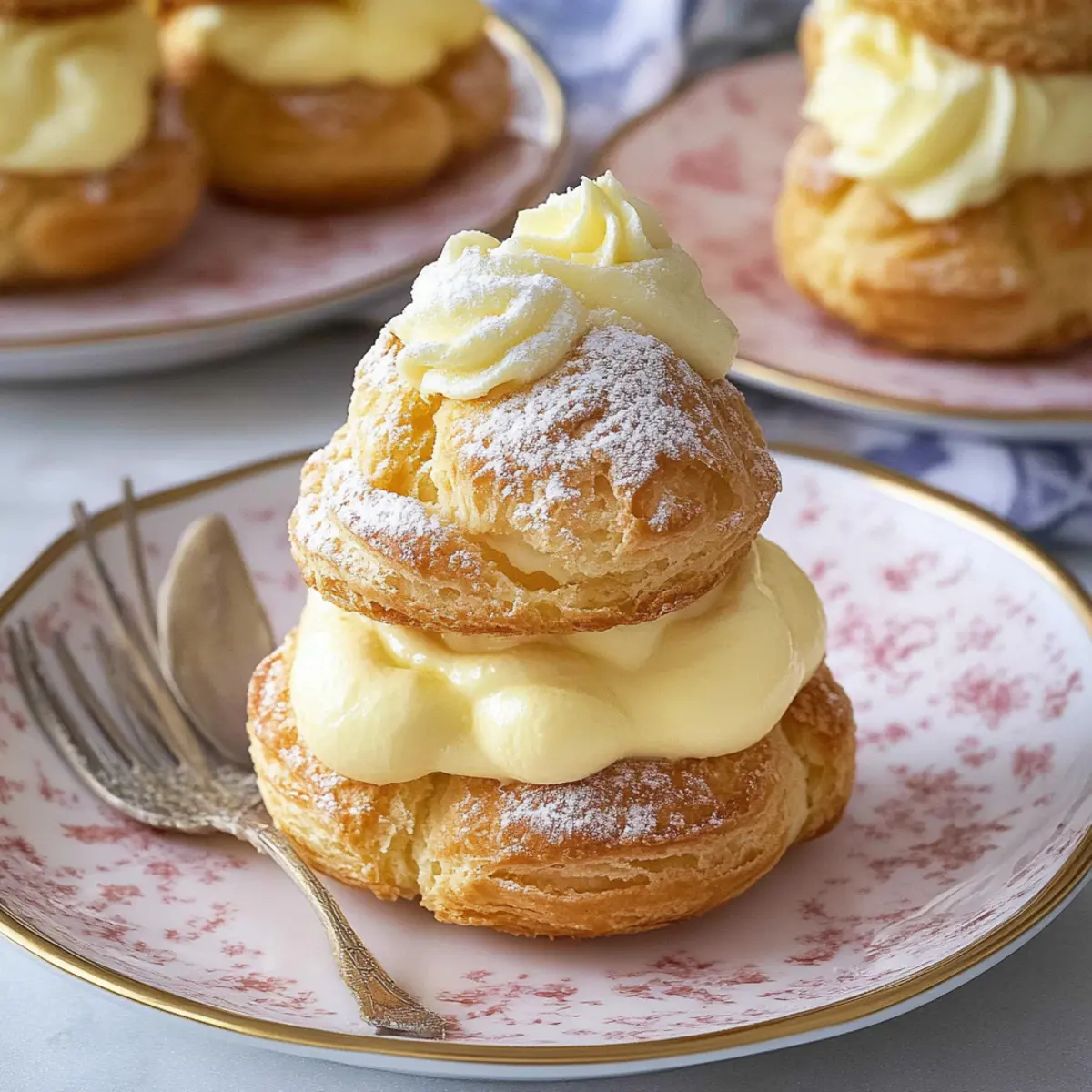 Creamy choux pastry