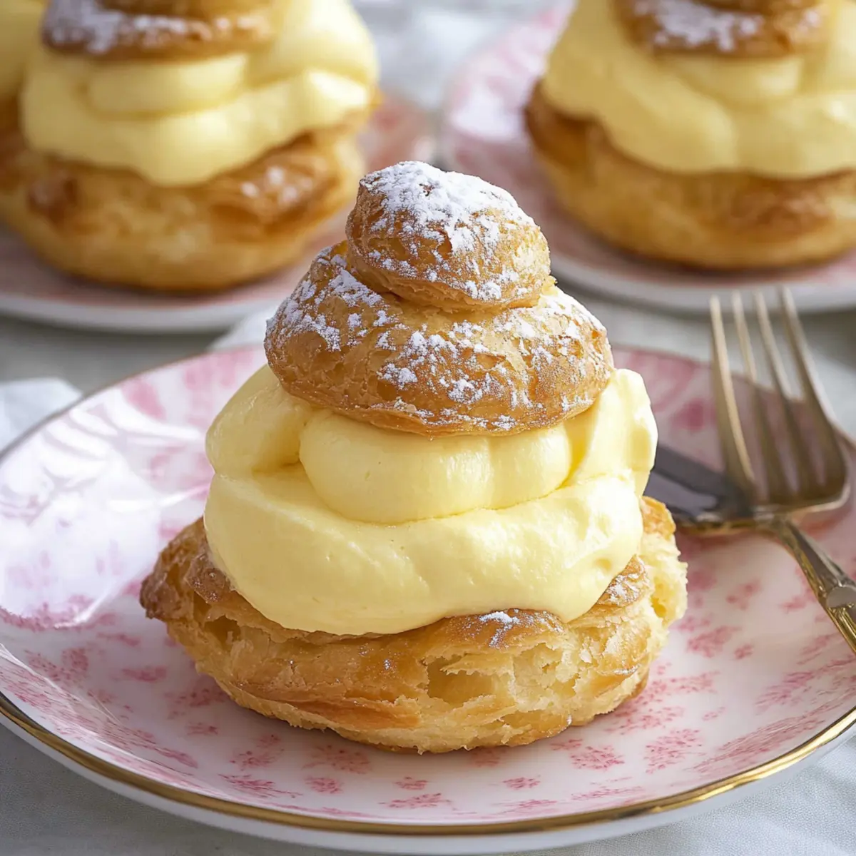 Creamy choux pastry