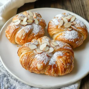 Easy Almond Croissants
