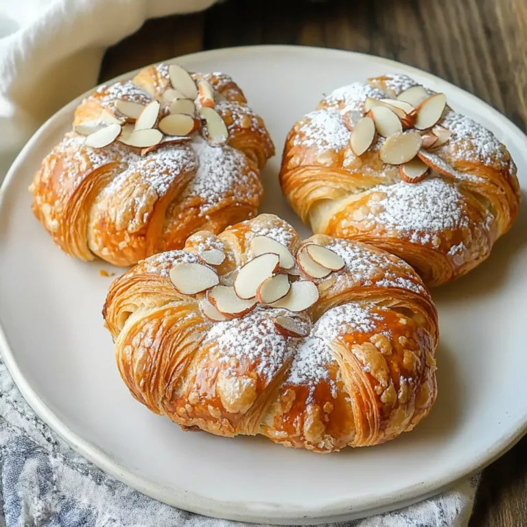 Easy Almond Croissants