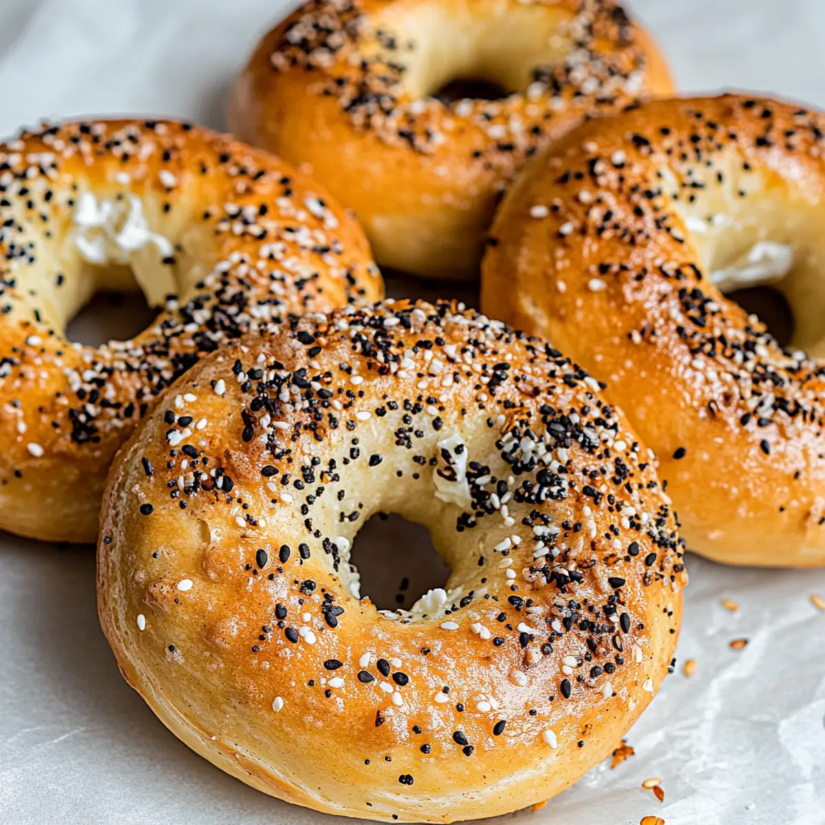 High-Protein Greek Yogurt Bagels