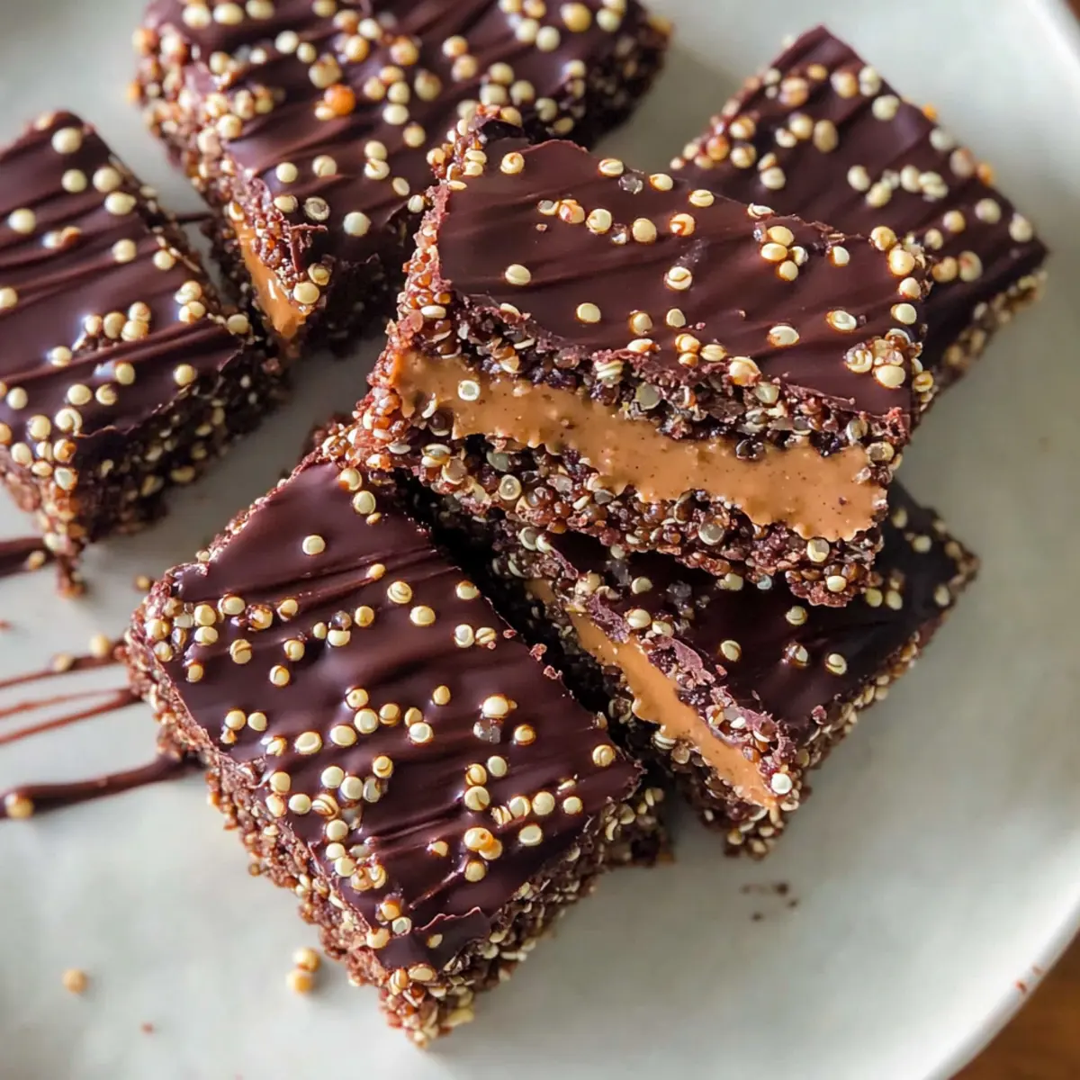 Chocolate Peanut Butter Quinoa Bites: Healthy No-Bake Treats