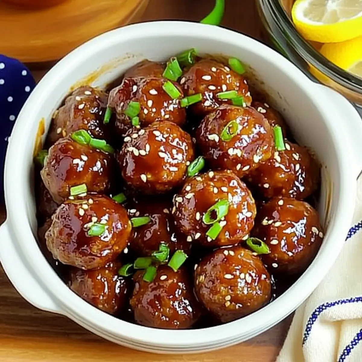 Sweet Chili Meatballs Crockpot