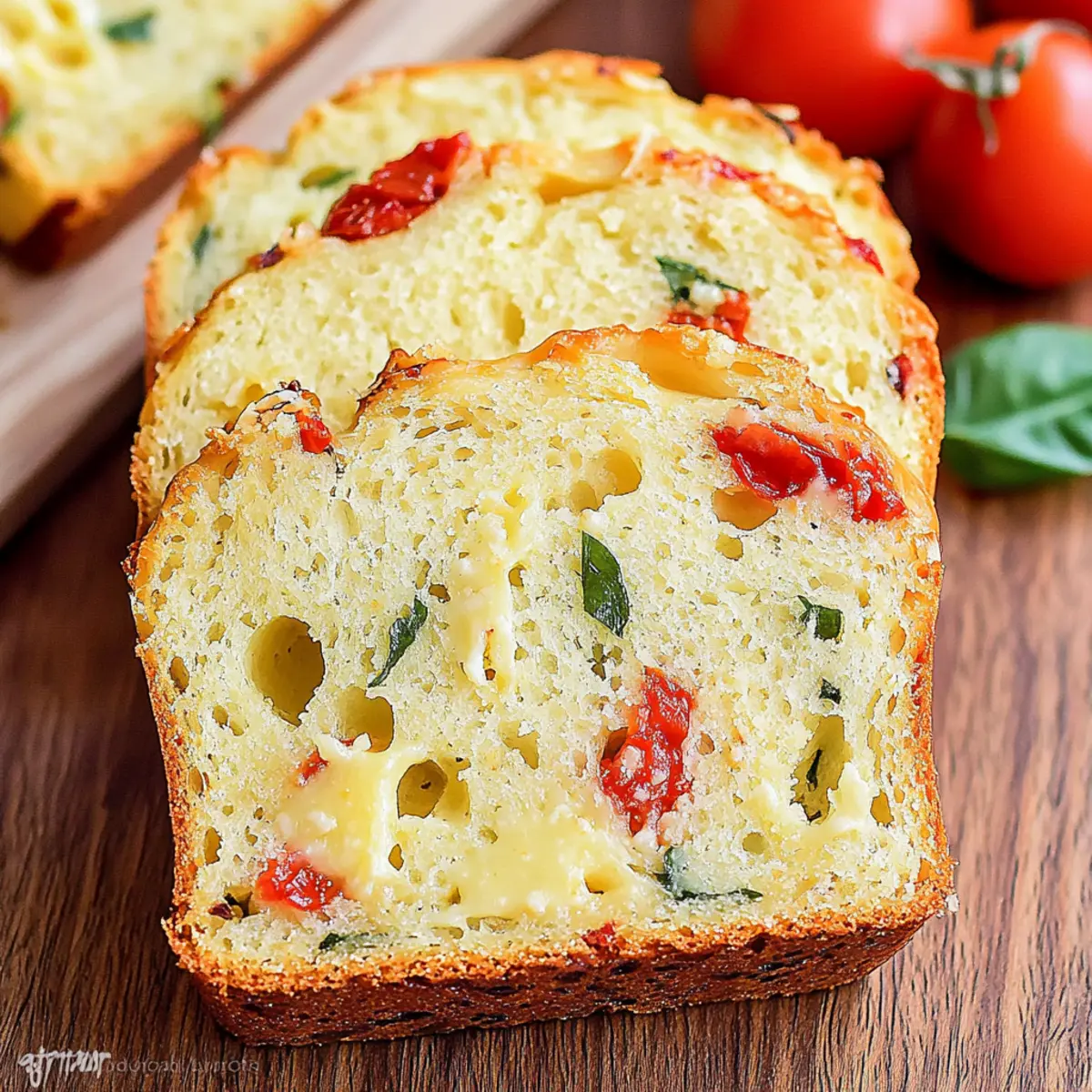 Caprese Quick Bread