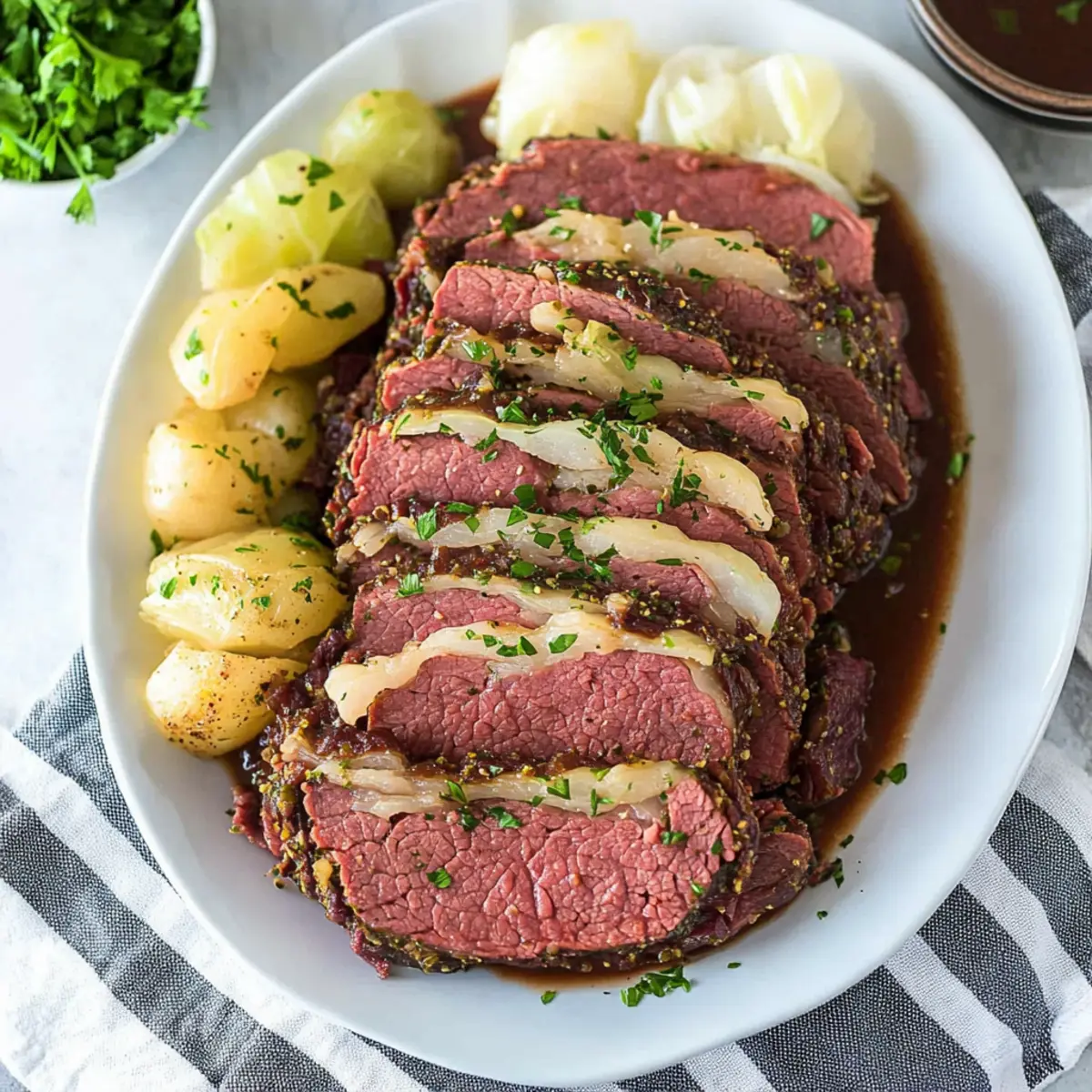 Gordon Ramsay–Style Corned Beef & Cabbage