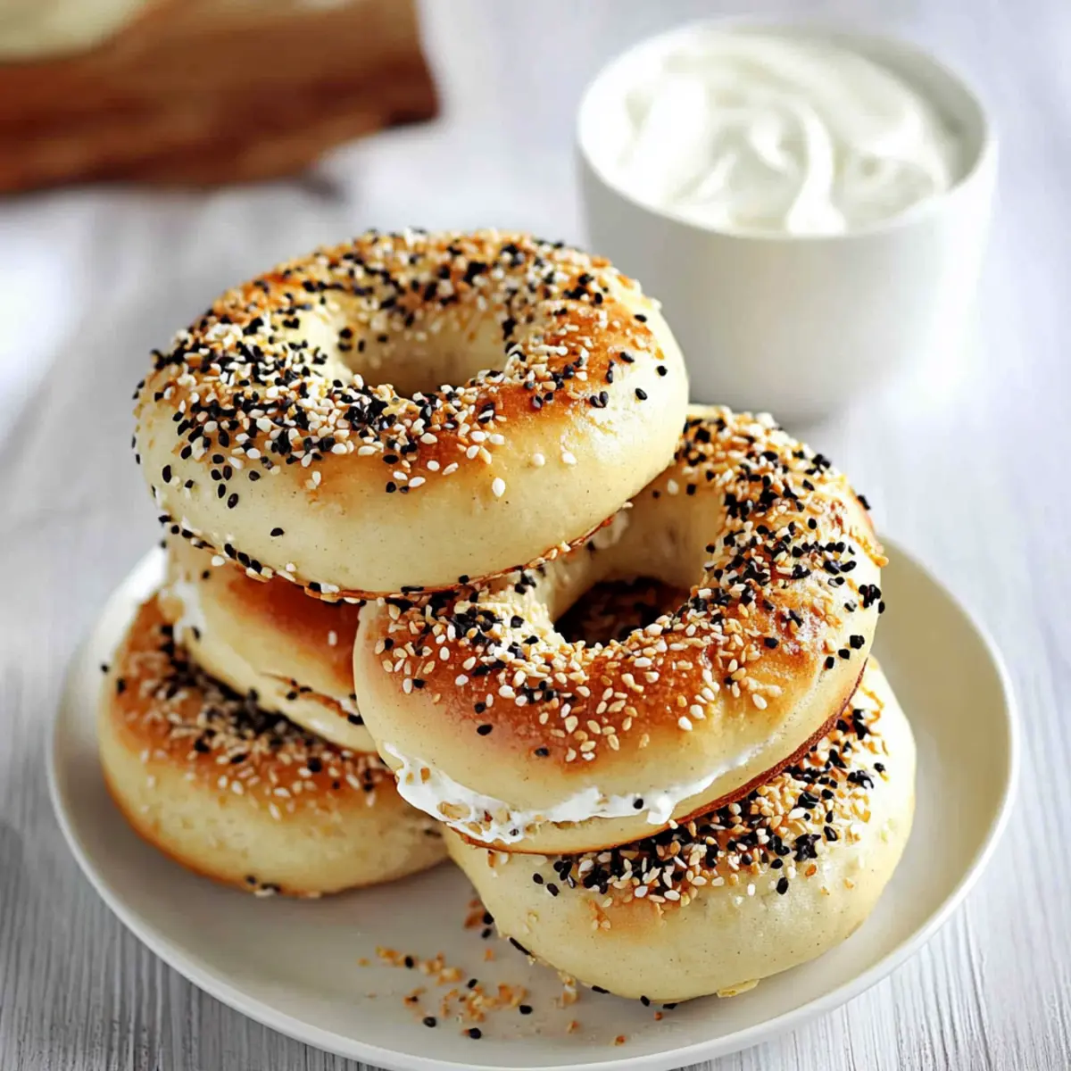 Greek Yogurt Bagels