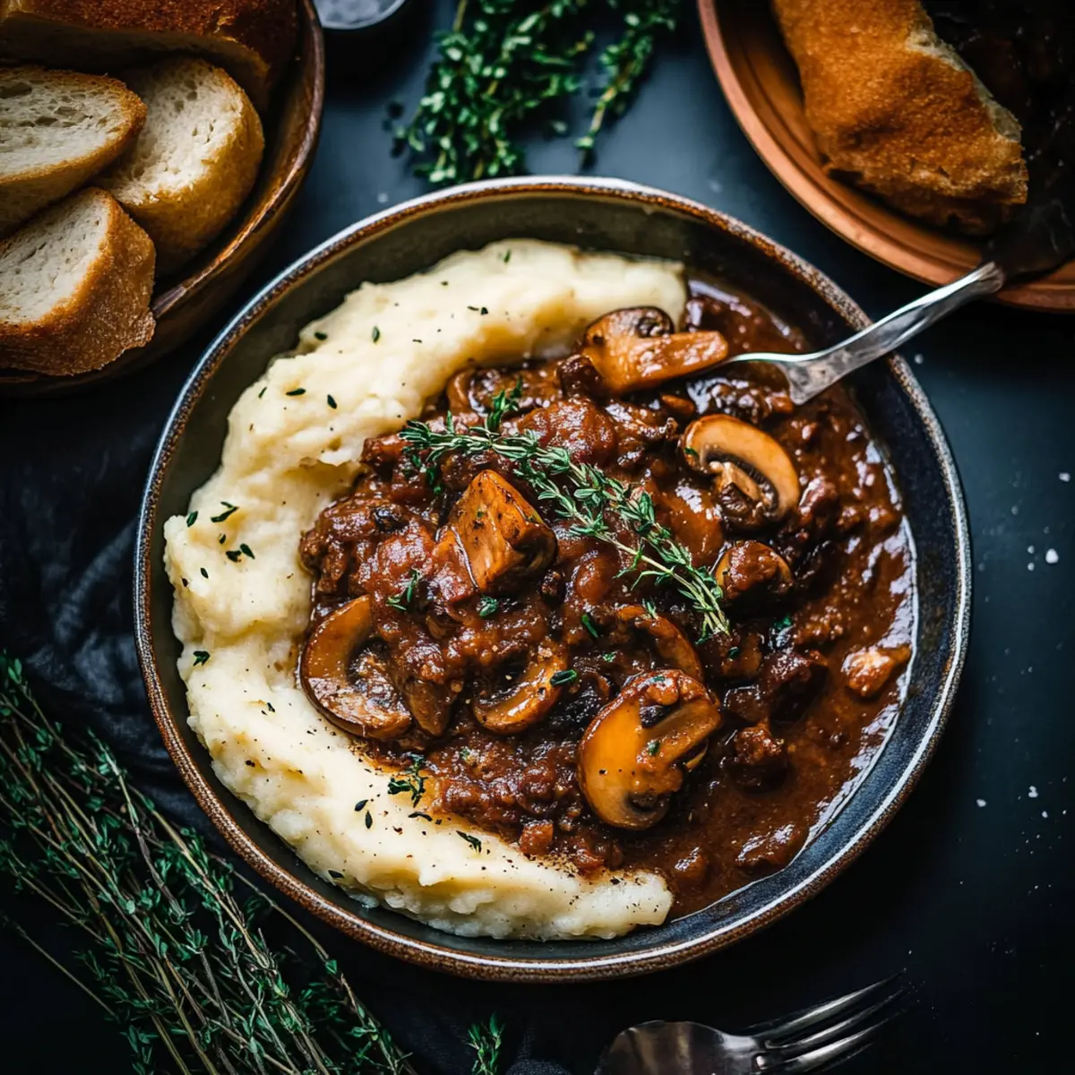 Delicious Vegan Coq Au Vin with Mushrooms for Cozy Meals