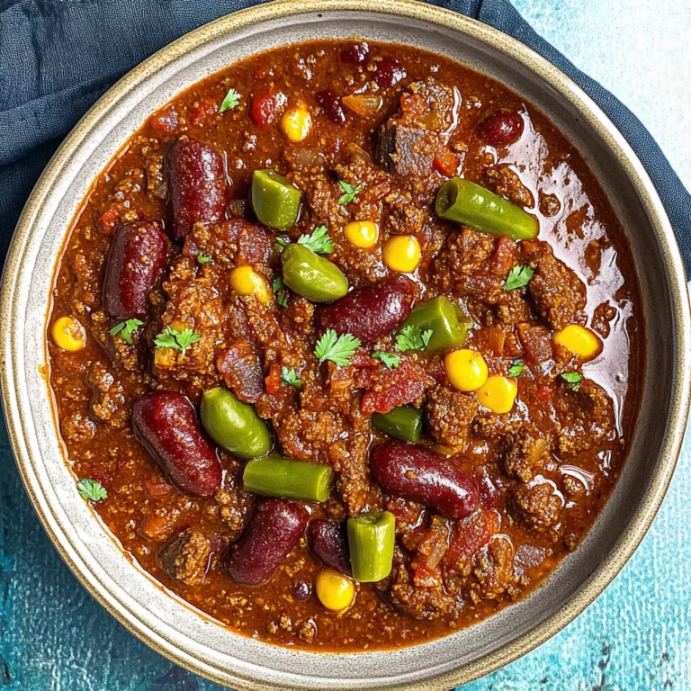 Award Winning Short Rib and Chorizo Chili: A Flavor Explo...