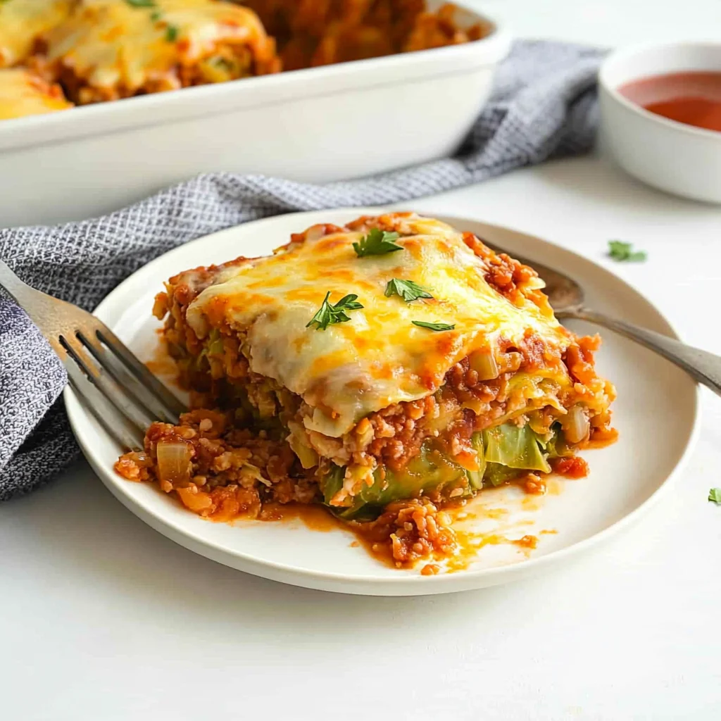 Cabbage Roll Casserole: Comforting and Flavorful Delight