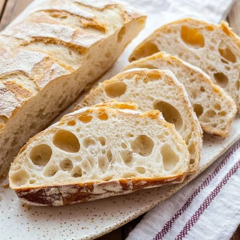 Easy Ciabatta Bread: Soft and Chewy Delight at Home
