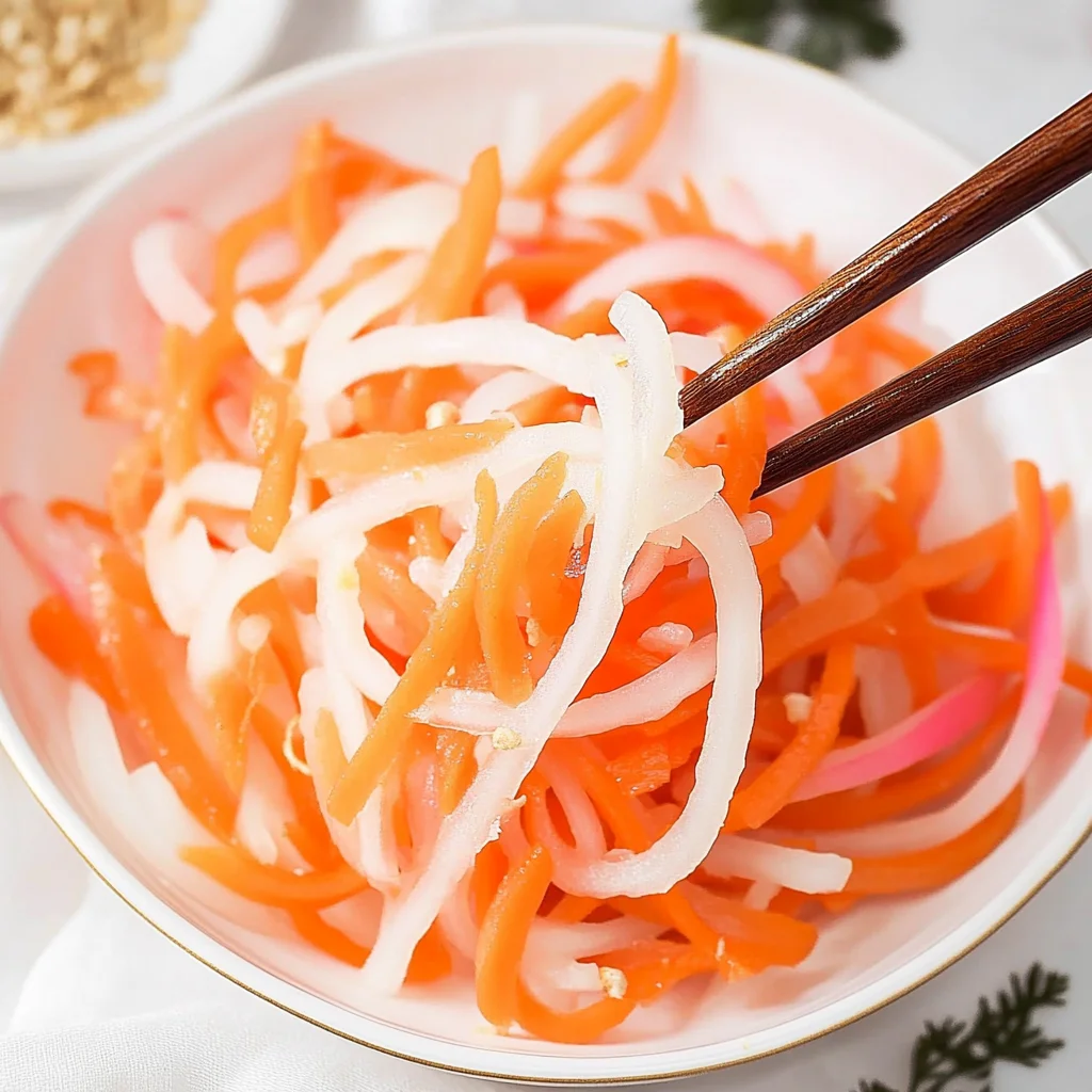 Easy Vietnamese Pickles – Carrots & Radish Delight