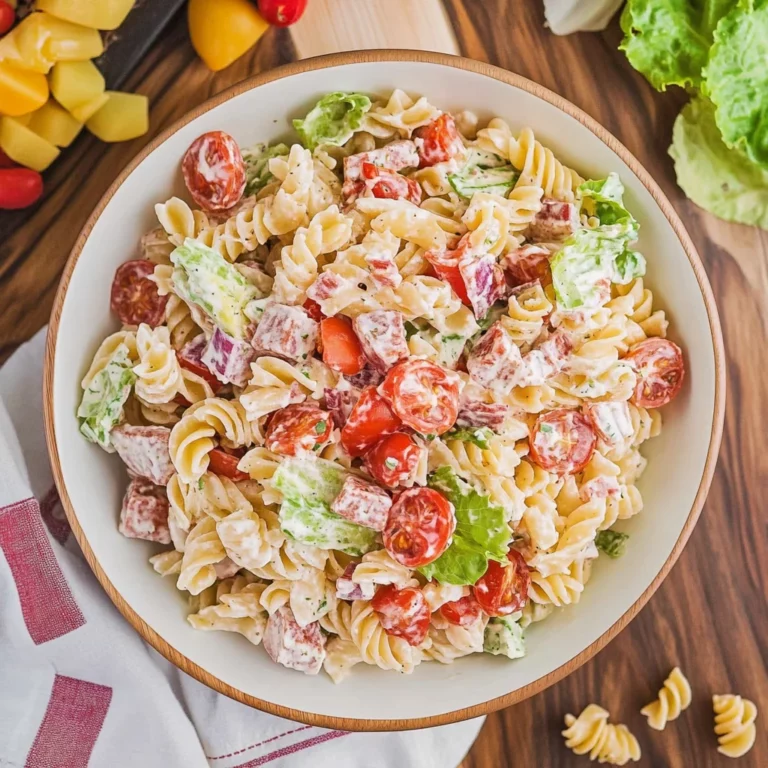 Effortless BLT Pasta Salad for Busy Days: Flavorful Bliss