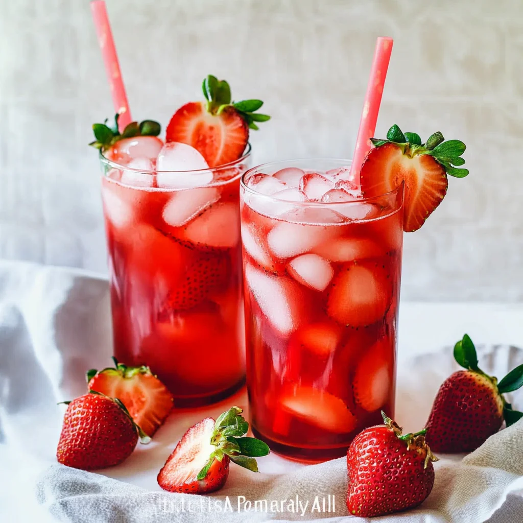 Iced Strawberry Tea: Refreshing Summer Delight