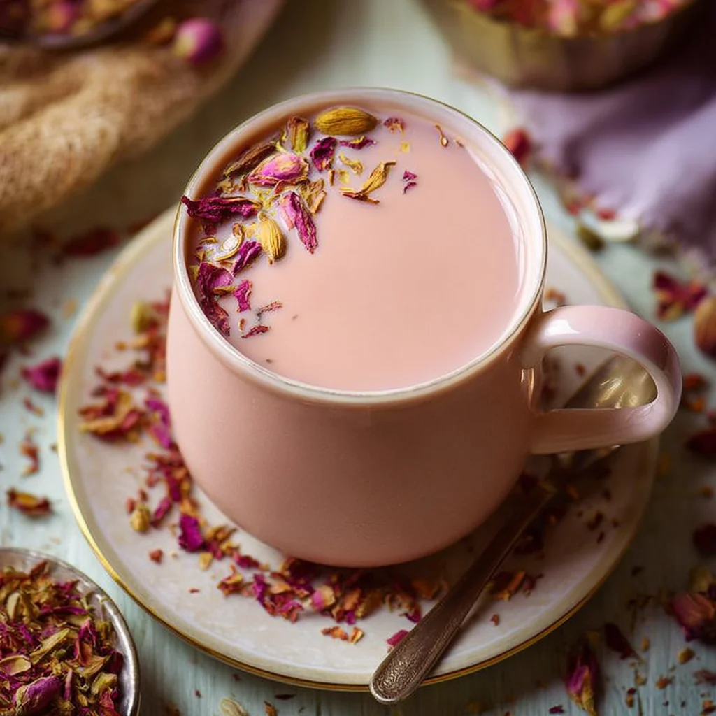 Kashmiri Pink Chai: A Cozy Sip of Comfort