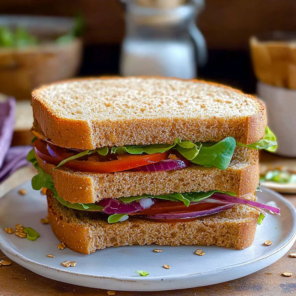 Whole Wheat Sandwich Bread: Soft and Flavorful Delight