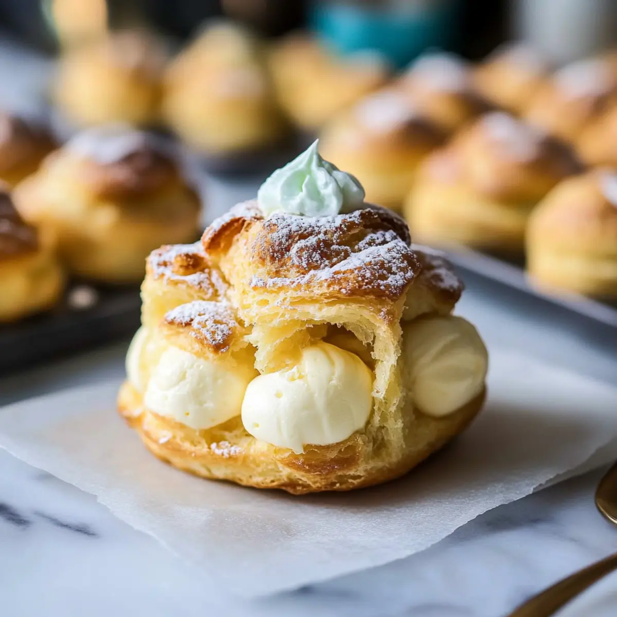 Mixed Cream Puff Dessert Box