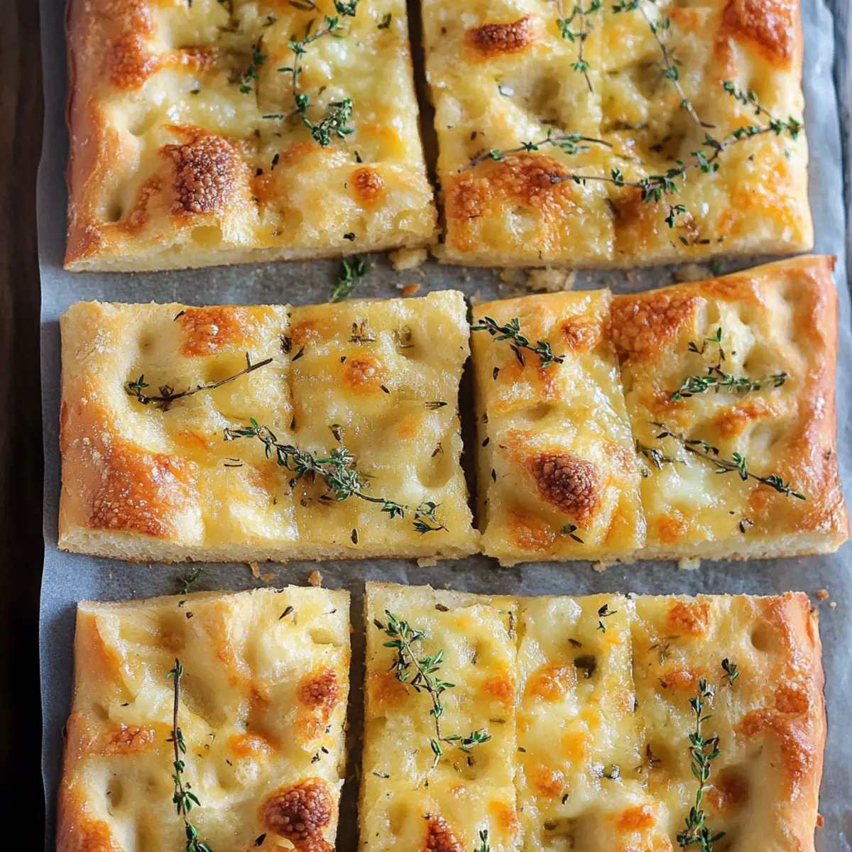 Gruy?re & Thyme Focaccia