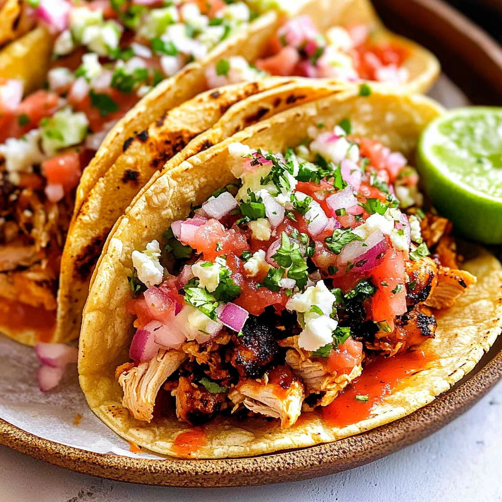 chicken street tacos: Flavorful Fiesta in Every Bite