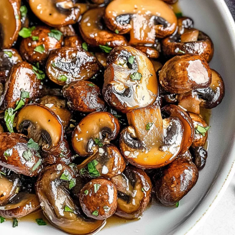 Garlic Butter Sautéed Mushrooms