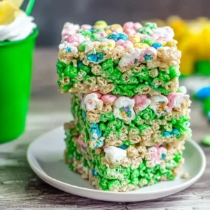Best Rice Krispie Treats Recipe with Lucky Charms