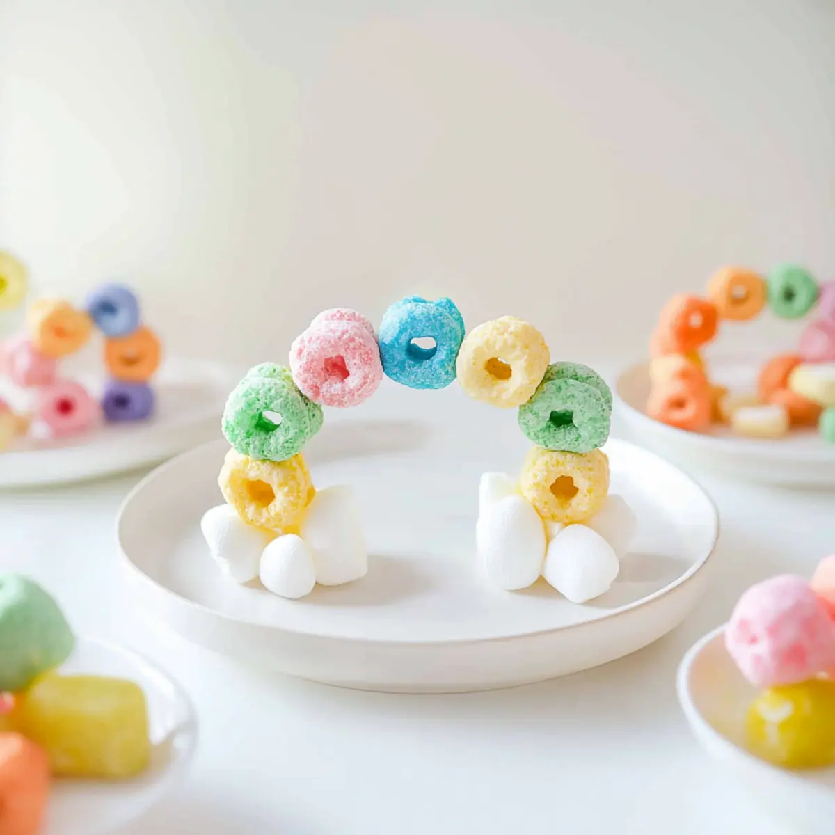 Fruit Loop Marshmallow Rainbows