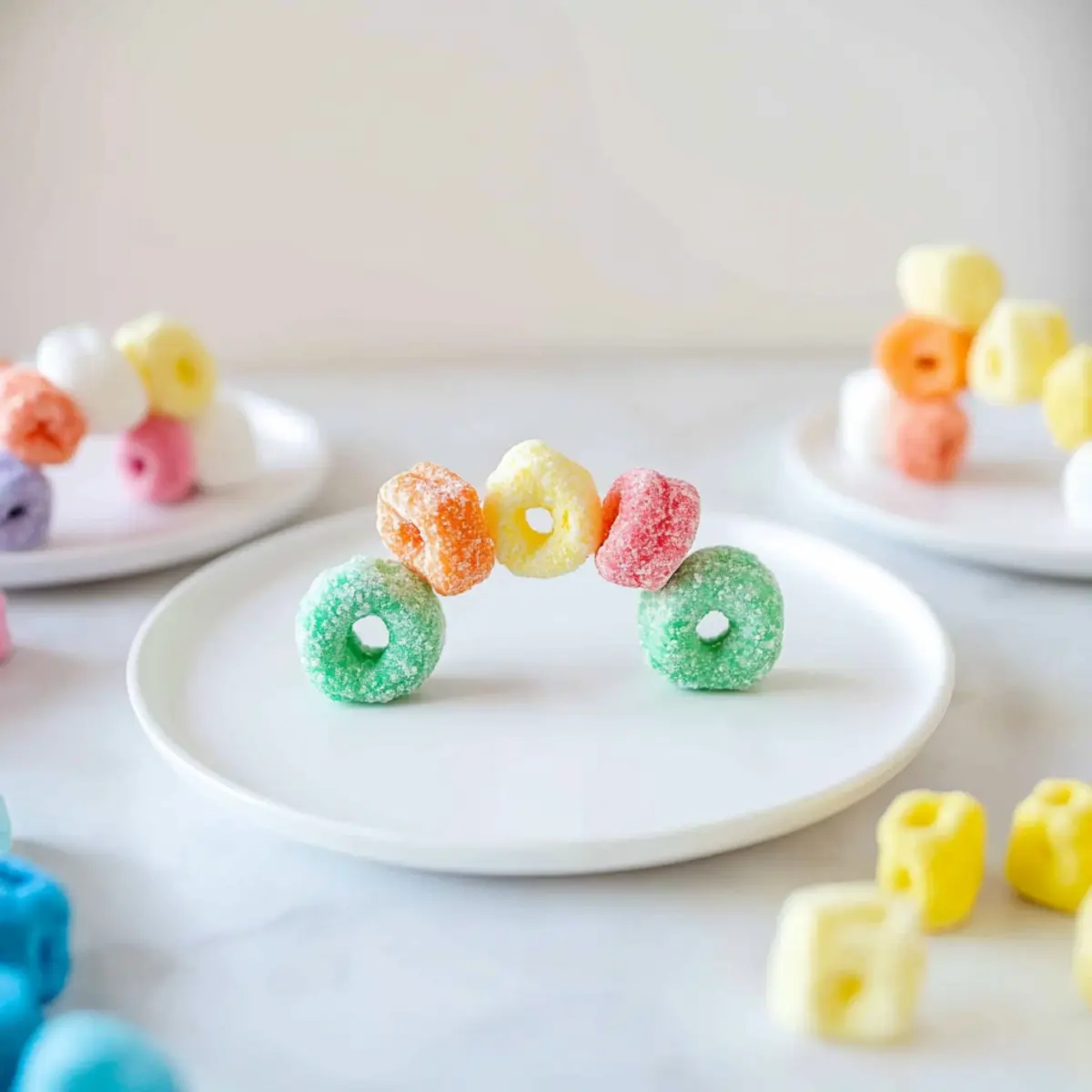 Fruit Loop Marshmallow Rainbows